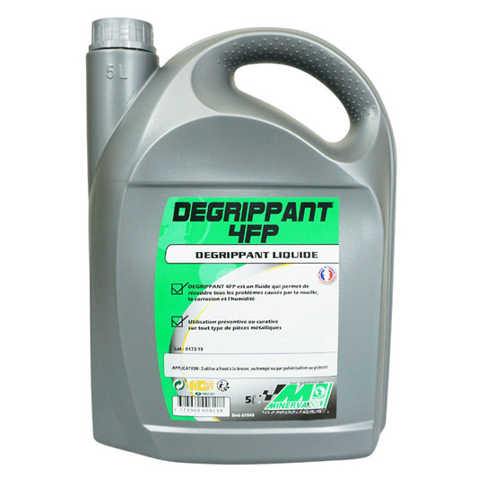 Dégrippant Minerva 4F Pro 4 fonctions bidon 5L