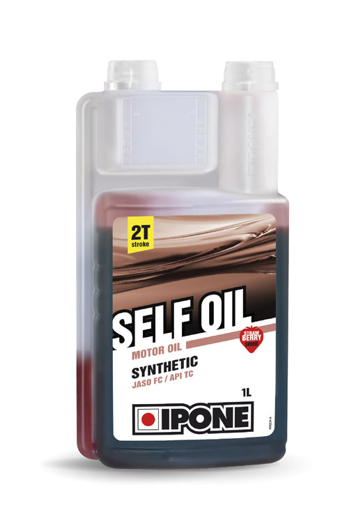 Huile 2 temps Ipone Self Oil Senteur fraise 1 litre