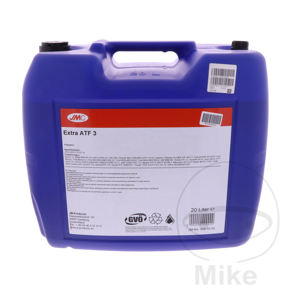 Huile de boîte de vitesse ATF 3 JMC 20L