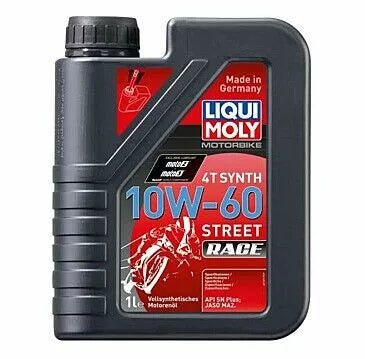 Huile moteur 4 temps Liqui Moly Street Race 4T 10W60 1 L synthèse