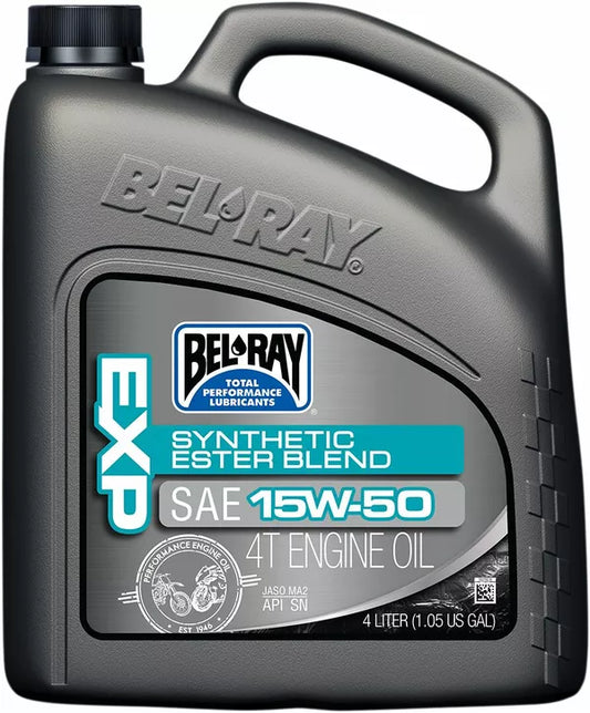 Huile moteur 4T EXP multigrade avec ester synthétique BEL-RAY