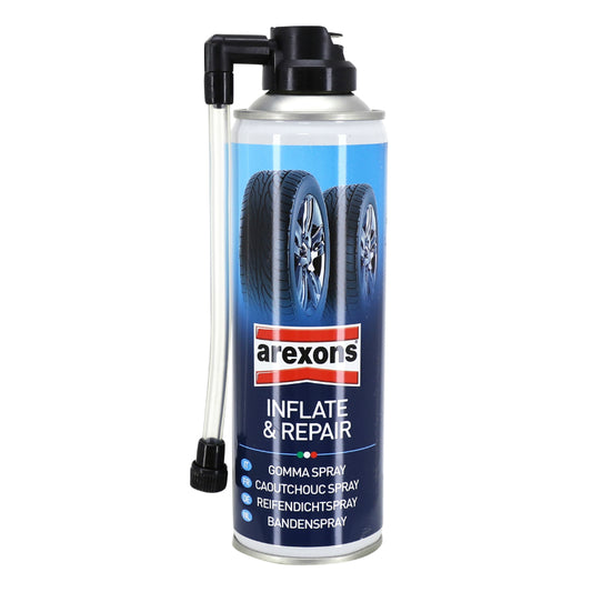 Aérosol anti-crevaison Arexons Inflate and Repair 300 ml