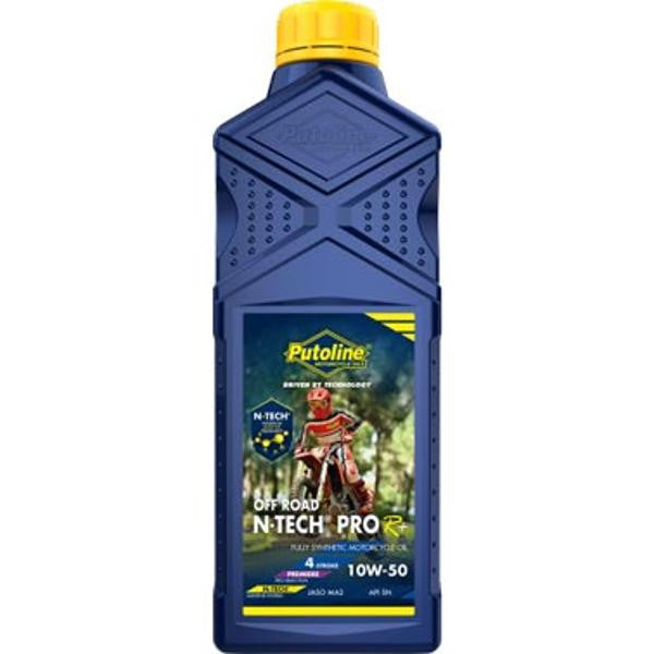 Huile moteur 4T Putoline N-Tech Pro R+ Off Road 10W50 100% synthèse 1L