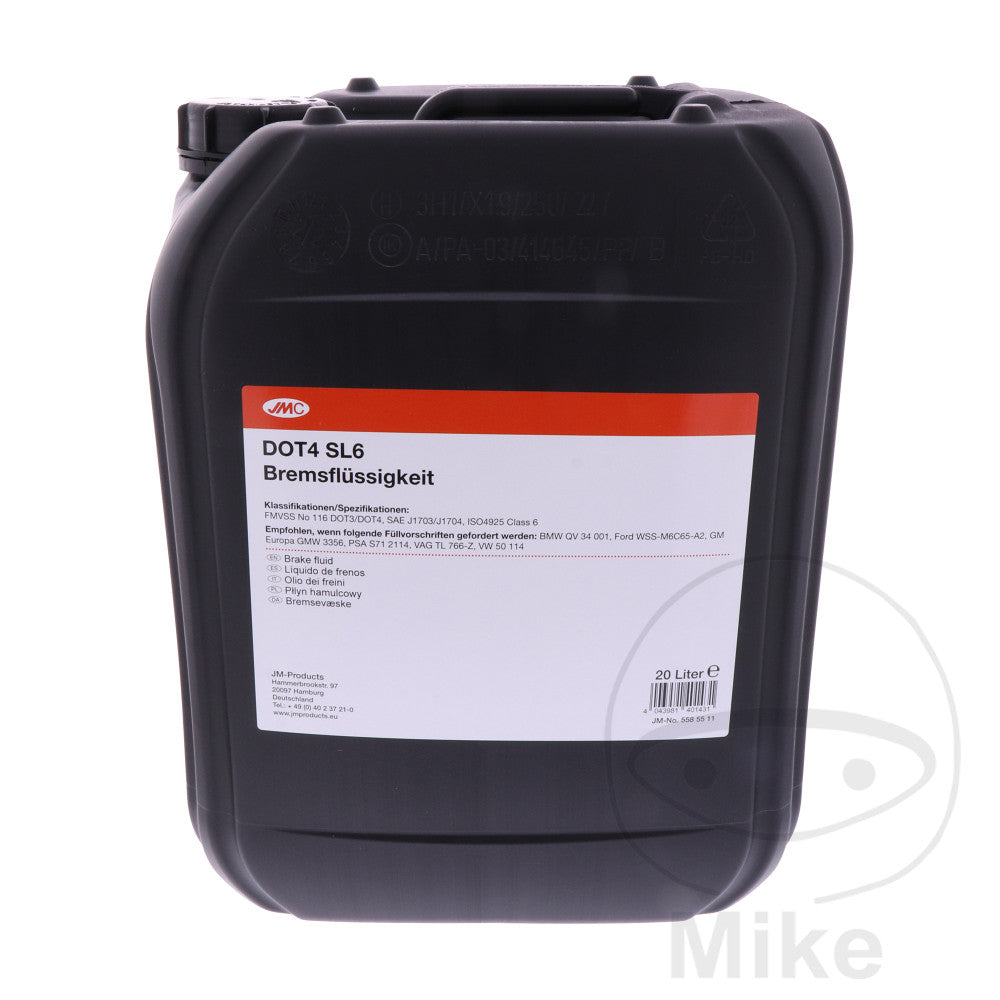 Liquide de frein DOT4 SL6 20L JMC