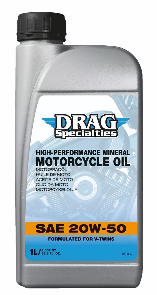 Huile moteur minérale Drag Specialties Oil