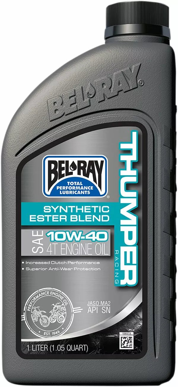 Huile moteur 4 temps Thumper® Racing multigrade synthétique BEL-RAY