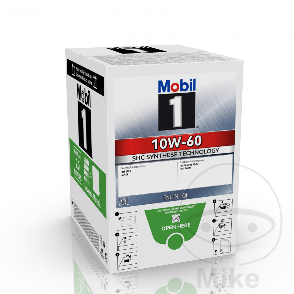 Huile moteur Mobil 10W60 20L