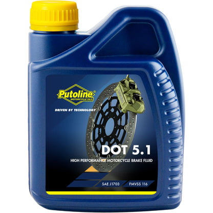 Liquide de frein Putoline DOT 5.1 - 500 ml