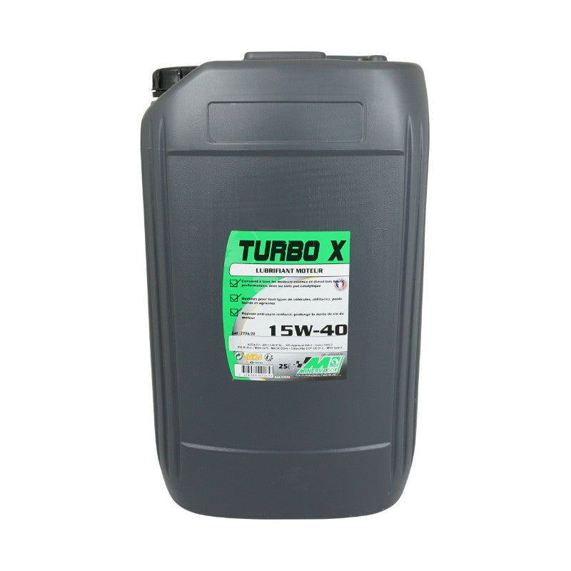 Huile moteur 4 temps Minerva Motoculture Turbo 15W40 25L