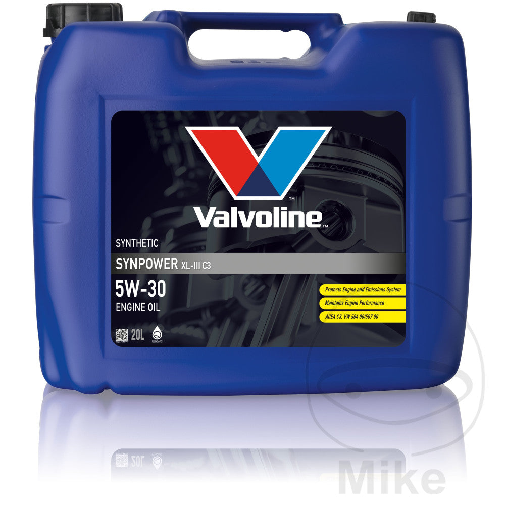 Huile moteur Valvoline 5W30 XL-III 20 litres avec robinet de vidange intégré
