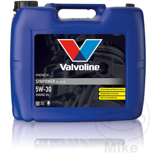 Huile moteur Valvoline 5W30 XL-III 20 litres avec robinet de vidange intégré