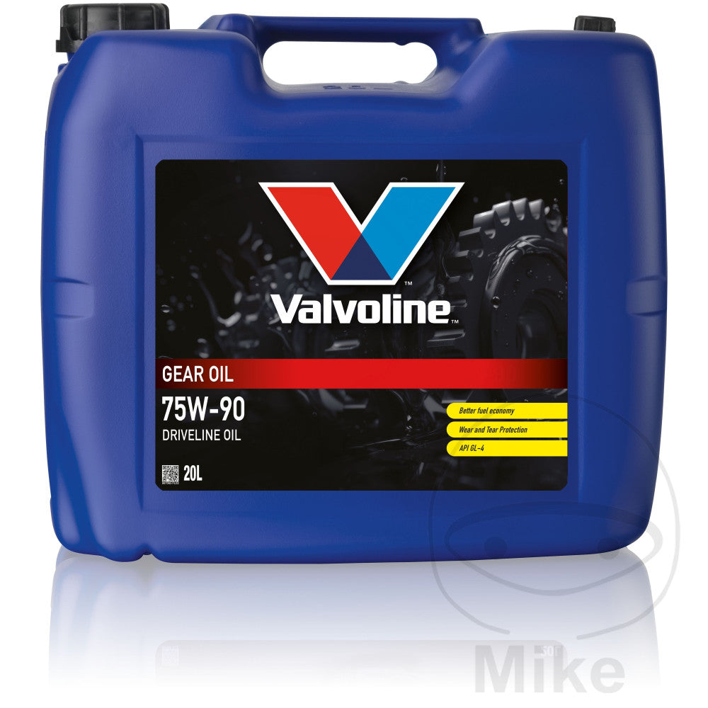 Huile de transmission 75W90 Valvoline Gear 20 L avec robinet de vidange intégré
