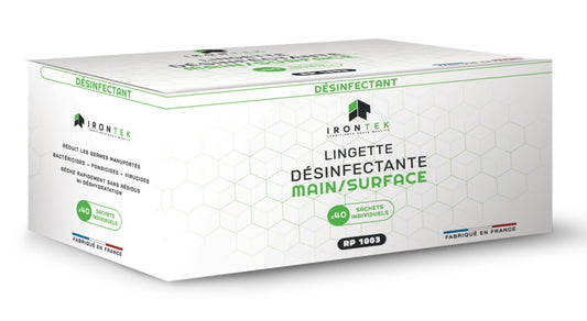 Boîte de 40 lingettes hydroalcooliques Brazoline