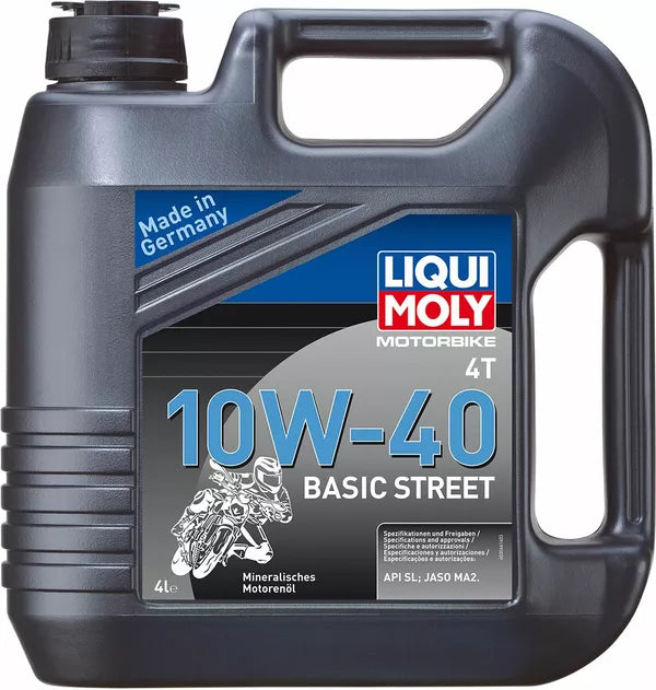 LIQUI MOLY Huile moteur 4T 10W-40 Basic Street 4L