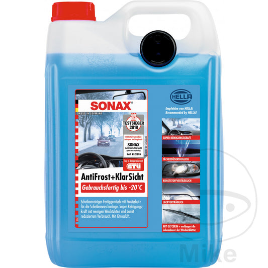 Nettoyant pour vitres Citrus 5 litres Sonax So Antigel Ready-Mix SWA