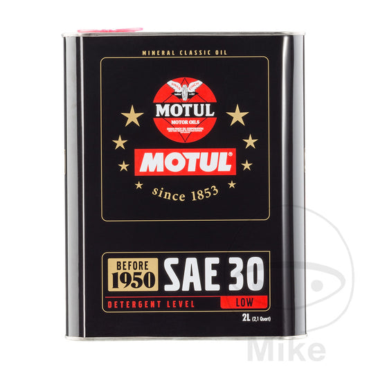 Huile Moteur Motul 30W 4T Minéral Classic 2 L
