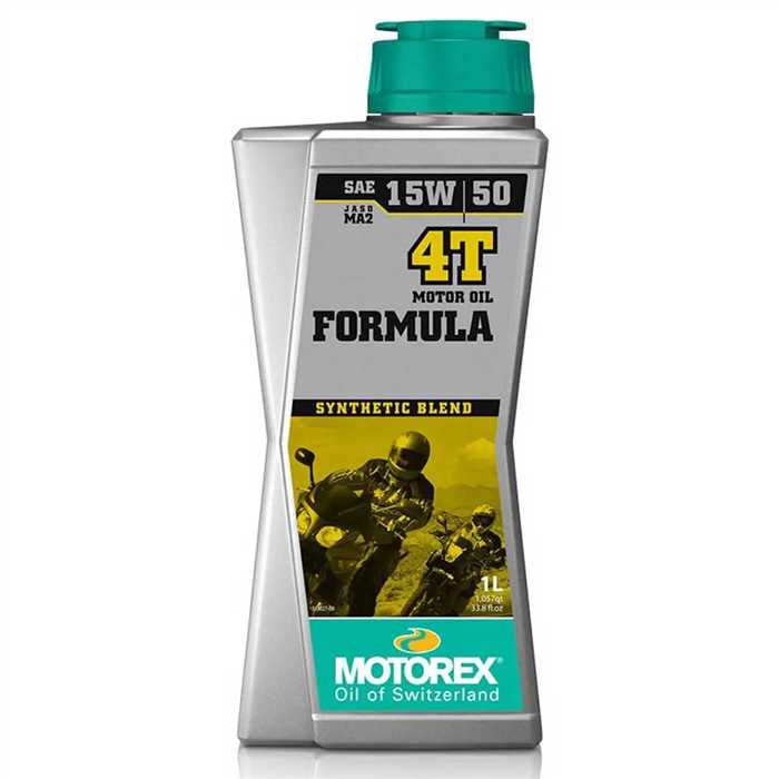 Huile moteur MOTOREX Formula 4T 10W/50 MA2
