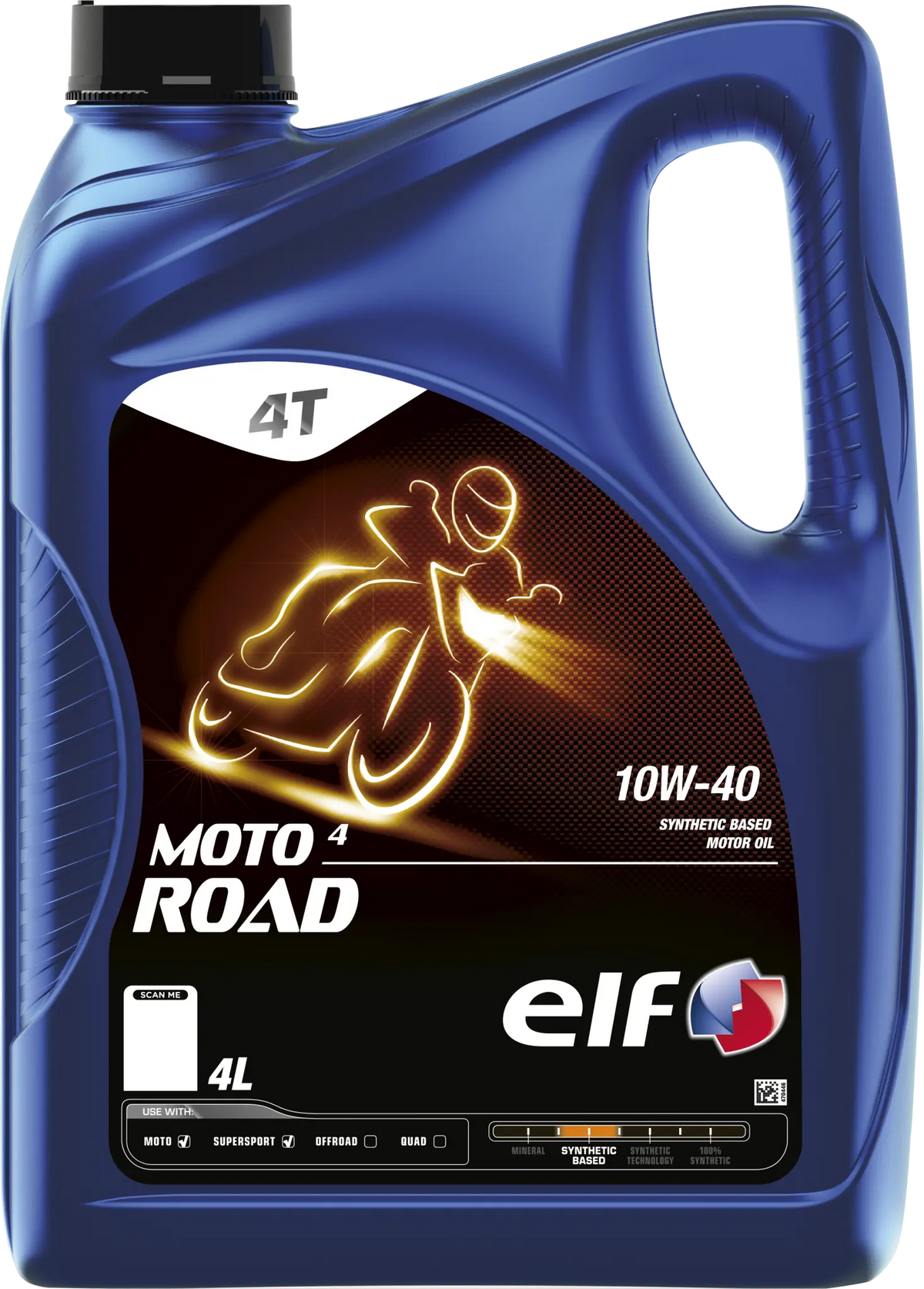 Huile moteur ELF Moto 4 Road 10W-40