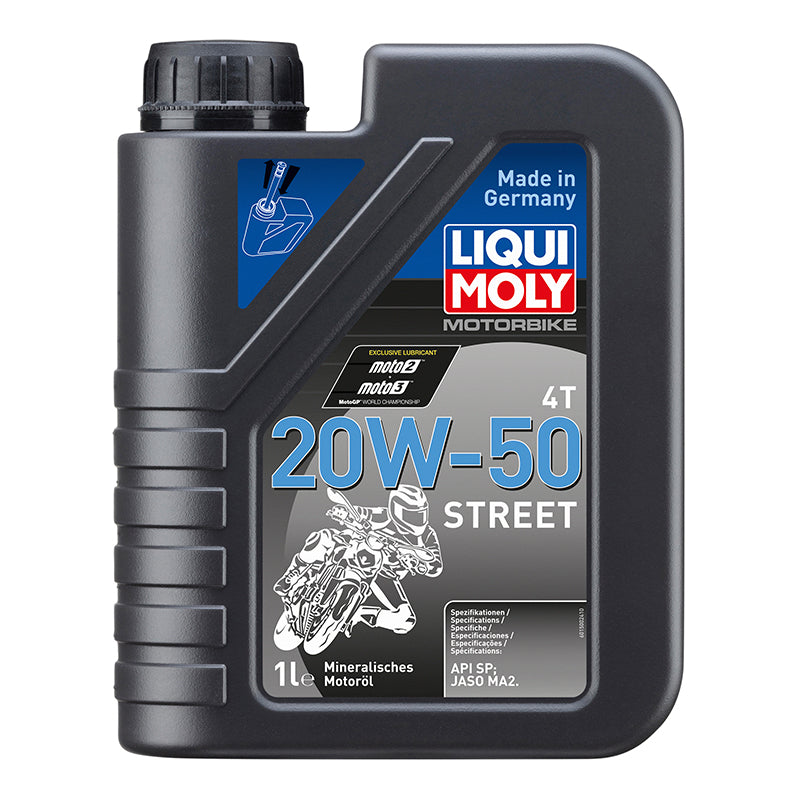 Huile moteur 4 temps Liqui Moly Street 4T 20W50 1 L minérale
