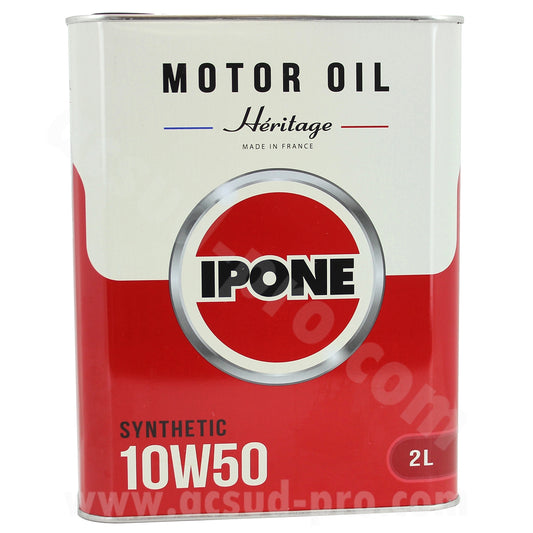 Huile Ipone Héritage 10W50 100% synthétique 4T 2L