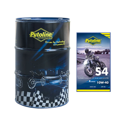 Huile moteur 4 temps 10W-40 minérale Putoline S4 - 60L