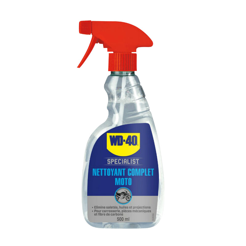Nettoyant multifonctions WD-40 Specialist Moto complet pulvérisateur 500 ml