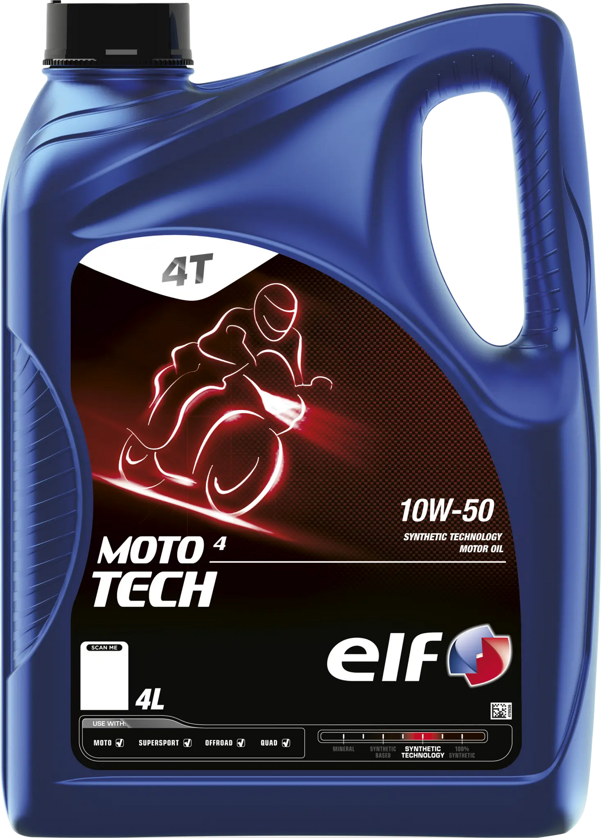 Huile moteur ELF Moto 4 Tech 10W-50