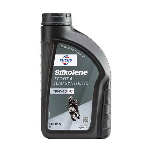 Silkolene Scoot 4 10W40 - Huile moteur 4T semi-synthèse 1L
