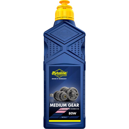 Huile de transmission Putoline SAE 80W medium gear 1L