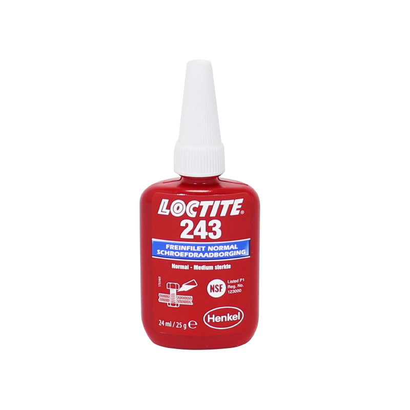 Frein filet normal Loctite 243 résistance moyenne 24 ml