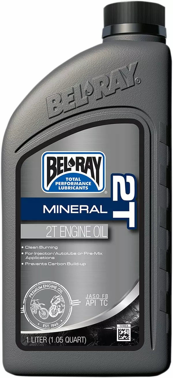 Huile moteur 2T minérale BEL-RAY 1L