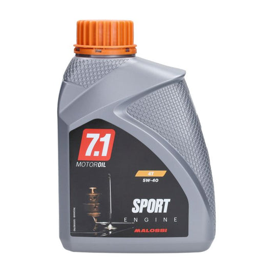 Huile moteur Malossi 5W40 synthétique complète 1L 7612446