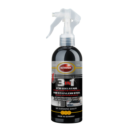 Nettoyant Autosol 3 en 1 surfaces métalliques brossées et aluminium anodisé 250 ml