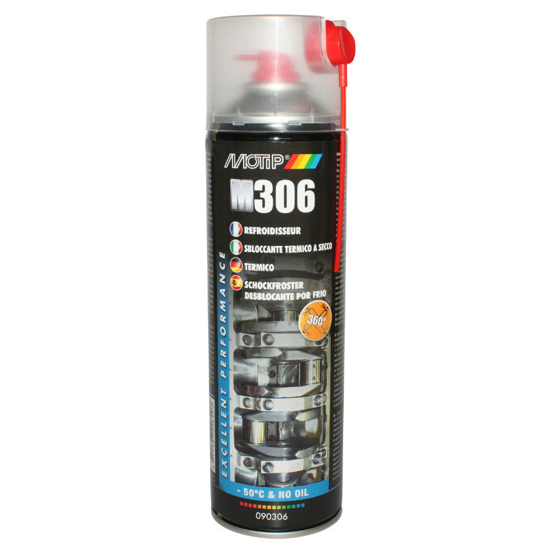 Dégrippant refroidisseur de pièce Motip M306 spray 500 ml