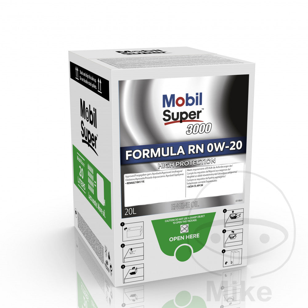 Huile moteur Mobil 0W20 20L