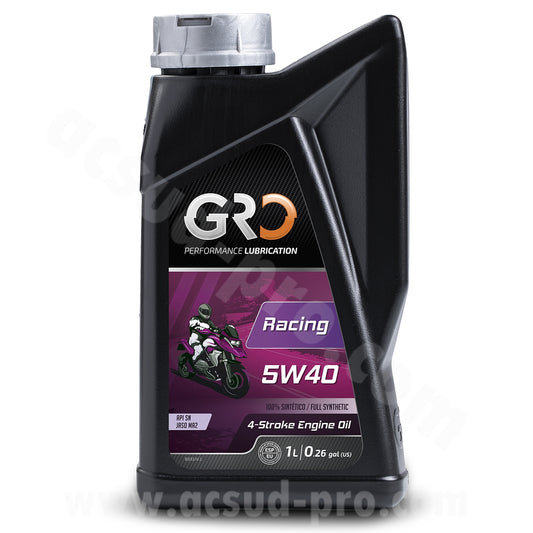 Huile moteur Global Racing 4T 5W40 100% synthèse 1L