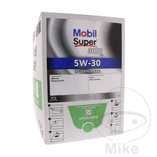 Mobil Huile Moteur 5W30 SUP 3000 20 L Bag in Box