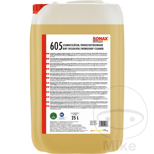 Lubrifiant Dirt Sonax 25 litres avec robinet de vidange 5566039