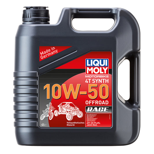 Huile moteur 4 temps Liqui Moly Offroad Race 4T 10W50 100% synthèse 4 L
