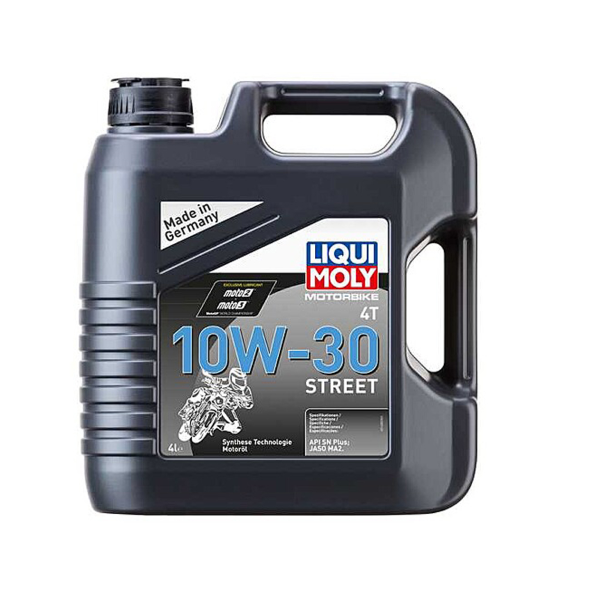 Huile moteur synthétique Liqui Moly Moto Street 4T 10W30 4 L