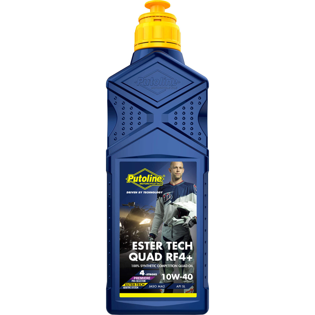 Huile moteur 4 temps 10W-40 synthétique Ester Tech Quad RF 4+ 1L PUTOLINE