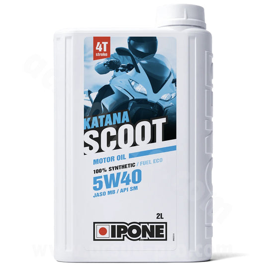 Huile moteur IPONE 4T Katana Scoot 5W40 100% synthèse 2L