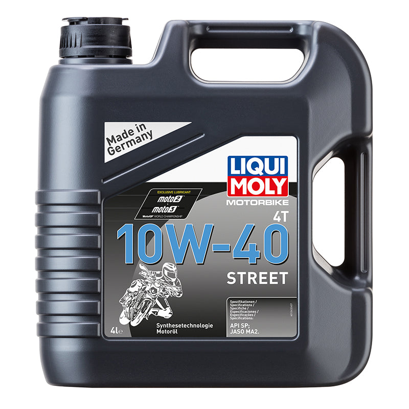 Huile moteur 4 temps synthétique Liqui Moly Moto Street 4T 10W40 4 l