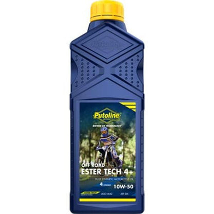 Huile moteur 4T Ester Tech Off Road 4+ 10W50 synthèse 1L Putoline 70636