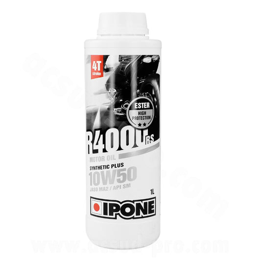 Huile Ipone 4T R4000 RS synthèse 10W50 1L