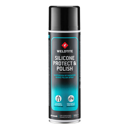 Nettoyant-Lubrifiant Weldtite Protect Vélo et Fourche-Amortisseur-Tige de Selle Suspension 500 ml