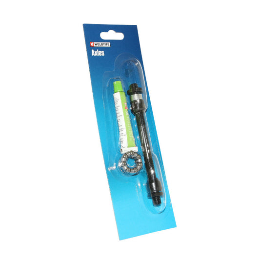 Axe de roue moyeu route arrière creux Weldtite 10 x 135 mm avec graisse et cage à billes