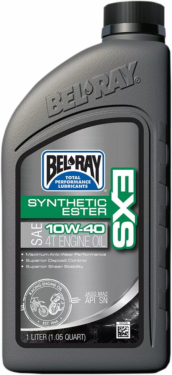 Huile moteur BEL-RAY 4T synthétique EXS 10W40 1L