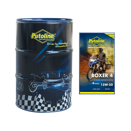 Huile moteur Putoline Boxer 4 15W-50 synthèse complète 60 L