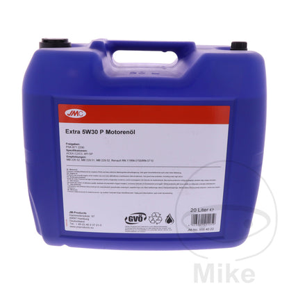 Huile moteur JMC 5W30 EXTRA Alternative 20 L
